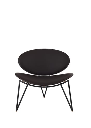 AYTM - Stoel - Semper Lounge Chair - Black/Java brown