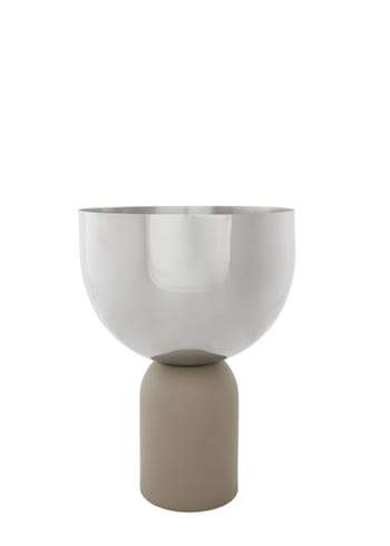 AYTM - Vase - Torus Flowerpot - Silver/Taupe - Large