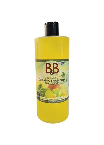 B&B - Dog Shampoo - Organic Citrus Shampoo - Citrus - 750 ml