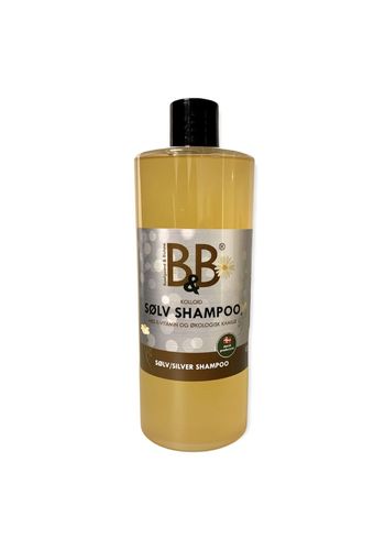 B&B - Dog Shampoo - Organic Silver Shampoo - Silver - 750 ml
