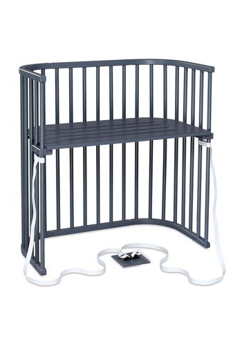 Babybay - Bedside Crib - Babybay - Boxspring Co-Sleeper - Grey Varnished