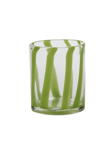 Bahne - Glas - Tumbler W. Color Stripes - Green