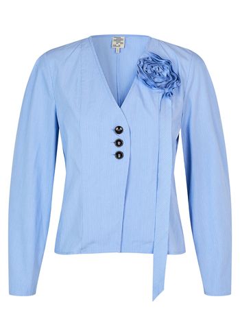 Baum und Pferdgarten - Blouse - Millea - Brunnera Blue Stripe