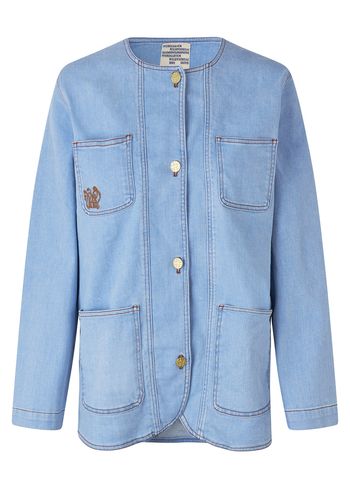 Baum und Pferdgarten - Jacket - Beata - Azurine Blue Patch