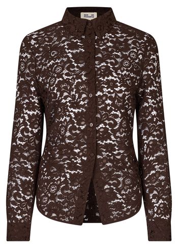 Baum und Pferdgarten - Skjorte - Maria Lace Shirt - Hot Fudge