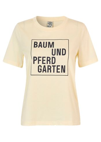 Baum und Pferdgarten - T-paita - Jawo - Afterglow Logo Box