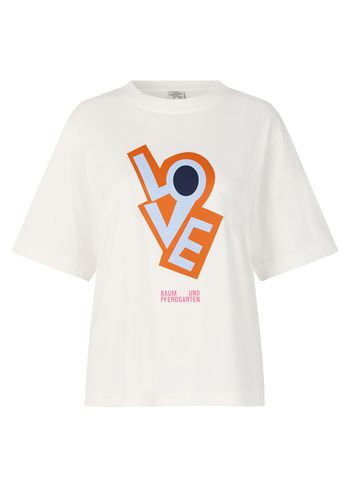 Baum und Pferdgarten - T-shirt - Jilli - Bright White Love