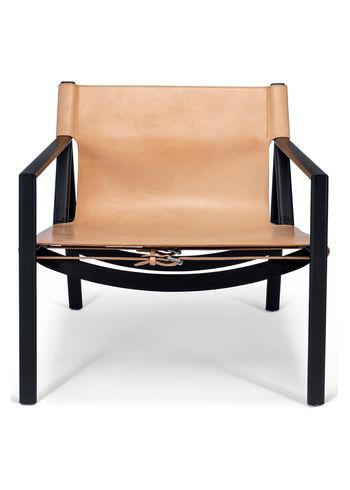 Bent Hansen - Lænestol - Tension Lounge Chair - Natur læder