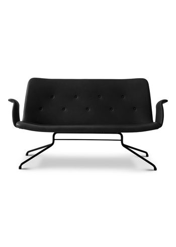 Bent Hansen - Couch - Primum Sofa - Stel: Sort Pulverlakeret Stål / Black