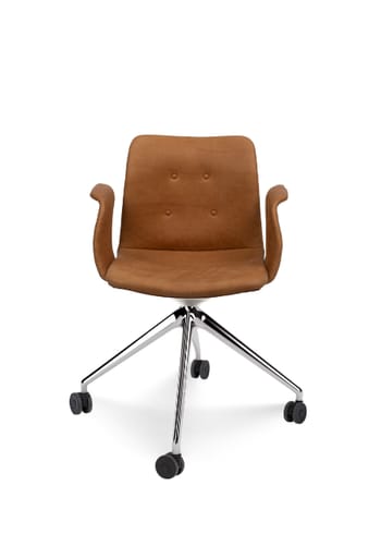 Bent Hansen - Silla - Primum Chair Dynamic - Davos Læder Brandy