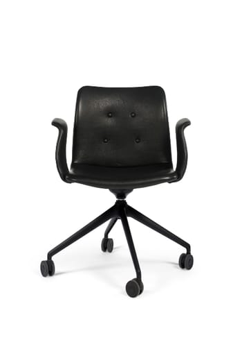 Bent Hansen - Sedia - Primum Chair Dynamic - Zenso 2 Læder 207 - Black
