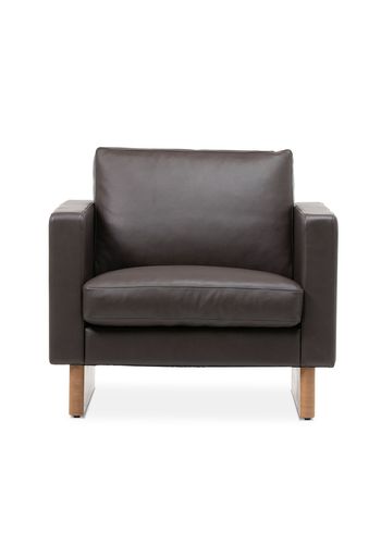 Bernstorffsminde - Lounge stoel - SH88 Stol - Standard Leather - Black
