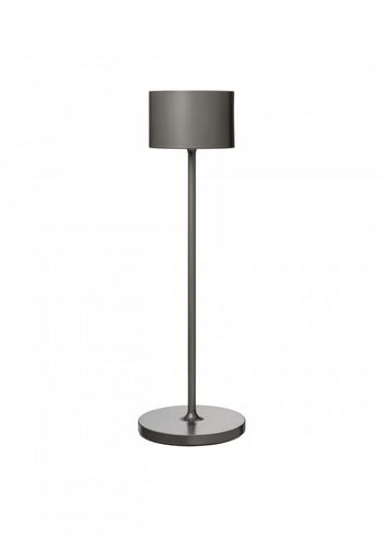 Blomus - Tischlampe - FAROL Mobile LED Table Lamp - Burned Metal, Metallic Finish