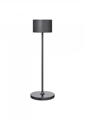 Blomus - Lampe de table - FAROL Mobile LED Table Lamp - Gunmetal, Metallic Finish