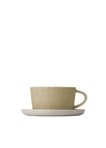 Blomus - Cópia - Set of 2 Coffee Cups with saucer - Sablo - Savannah