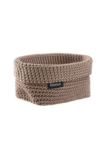 Blomus - Cestino - Tela - Crochet basket - Bark - Medium