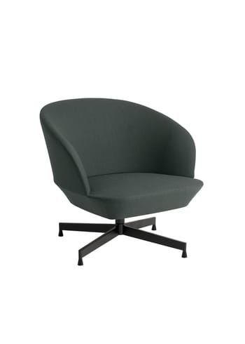 Muuto - Armchair - Oslo Lounge Chair - Twill Weave 990 / Black