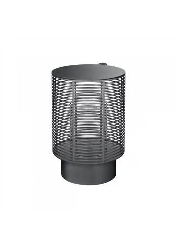 Blomus - Lanterne - OLEA Outdoor Lantern - Gunmetal, Metallic Finish - Medium