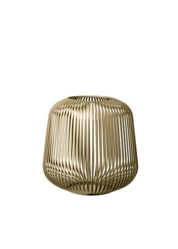 Blomus - Lampión - LITO Lantern - Champagne, Metallic Finish - Medium