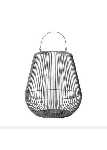 Blomus - Linterna - Nidea Lantern - Small Steel Gray