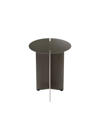 Blomus - Sidebord - ORU Side Table - Burned Metal, Metallic Finish - Ø35 cm