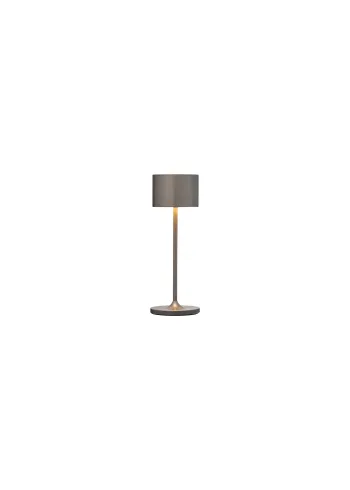 Blomus - Tragbare Lampe - Mobile Led Lamp - Farol Mini - Burned Metal, metallic finish