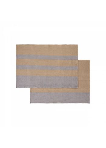 Blomus - Viskestykke - GANO Set Of 2 Tea Towels - Indian Tan / Tradewinds