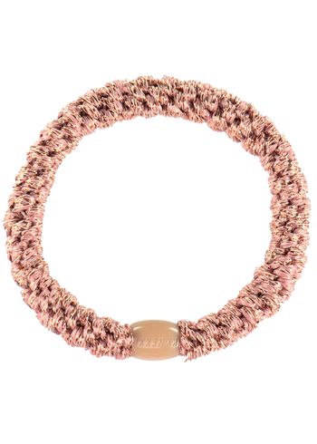 Bon Dep - Barrettes à cheveux - Kknekki Hair Ties - Dusty Pink Glitter
