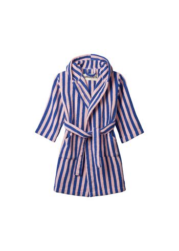 Bongusta - Children's bathrobe - Naram Kids Bathrobe - dazzling blue & rose