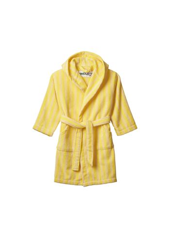 Bongusta - Children's bathrobe - Naram Kids Bathrobe - pristine & neon yellow