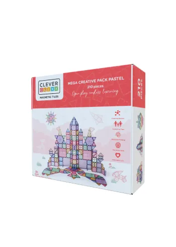 Bornholms Keramikfabrik - Jouets - Mega Creative Pack Pastel 210 pieces - Pastel