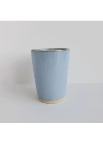Bornholmsk Keramikfabrik - Kopp - Tall cup - Blue Moss