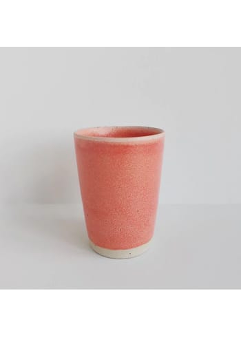Bornholmsk Keramikfabrik - Cópia - Tall cup - Coral