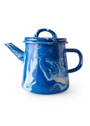 BORNN - Pichet - NEW MARBLE - Tea Pot - 1000ml, Cobalt