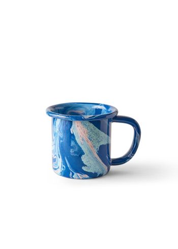 BORNN - Cup - NEW MARBLE - Small Mug - 250ml, Cobalt