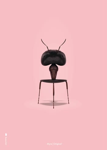 Brainchild - Juliste - Classic poster - pink ant - No frame