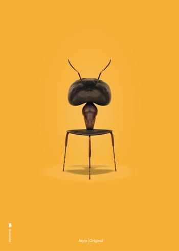 Brainchild - Affisch - Classic poster - yellow ant - No frame