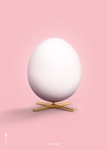 Brainchild - Juliste - Classic The Egg Poster - Rose - No Frame