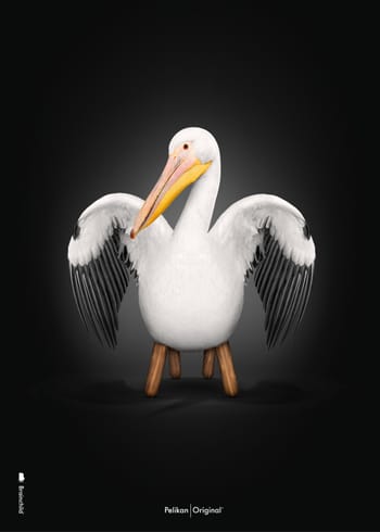 Brainchild - Cartaz - Classic Pelican Poster - Black - No Frame