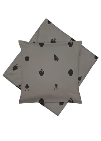Brainchild - Conjunto de cama - Design icons Bed linen - Dark grey - Dark grey