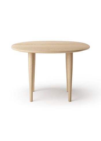 Brdr. Krüger - Tray table - JARI sidebord - Eg / Klar voks / Olieret / Ø60