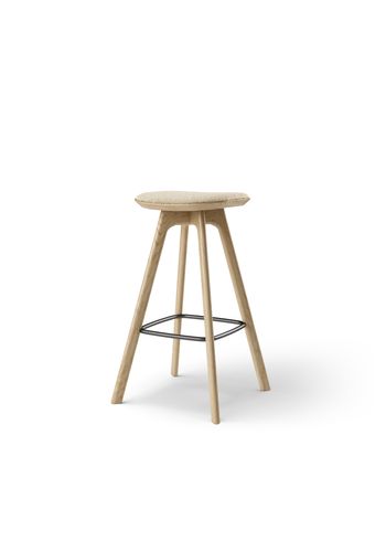 Brdr. Krüger - Bar stool - Pauline Barstol 75 cm - - Moss, Cream Tekstil - 0019