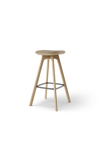 Brdr. Krüger - Bar stool - Pauline Barstol 75 cm - - Spectrum, Almond Læder - 30150
