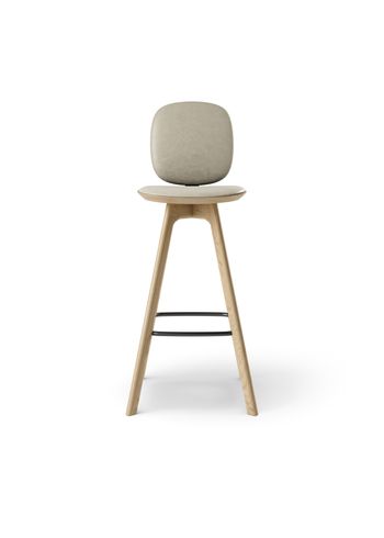 Brdr. Krüger - Bar stool - Pauline Comfort Barstol 75 cm - - Spectrum, Oyster Læder - 30157