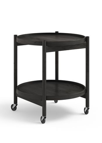 Brdr. Krüger - Junta - Bølling Tray Table 50 / Black Stained Oak - Veneer/Veneer