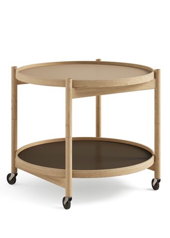 Brdr. Krüger - Table - Bølling Tray Table 60 / Oiled Oak - EARTH - Beige/Brown