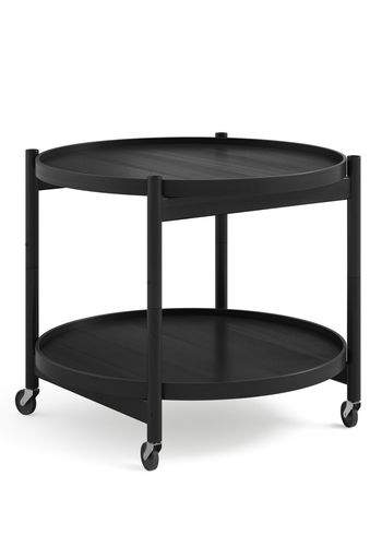 Brdr. Krüger - Table - Bølling Tray Table 60 / Black Stained Beech - Black/White