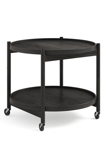 Brdr. Krüger - Table - Bølling Tray Table 60 / Black Stained Oak - Veneer/Veneer