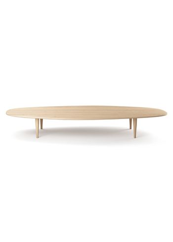 Brdr. Krüger - Coffee table - JARI sofabord ellipse - Eg / Klar Voks / Olieret / L180