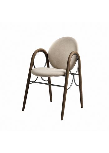 Brdr. Krüger - Chaise - Arkade Chair - Fumed Oiled Oak / Hallingdal 200 (Kvadrat)